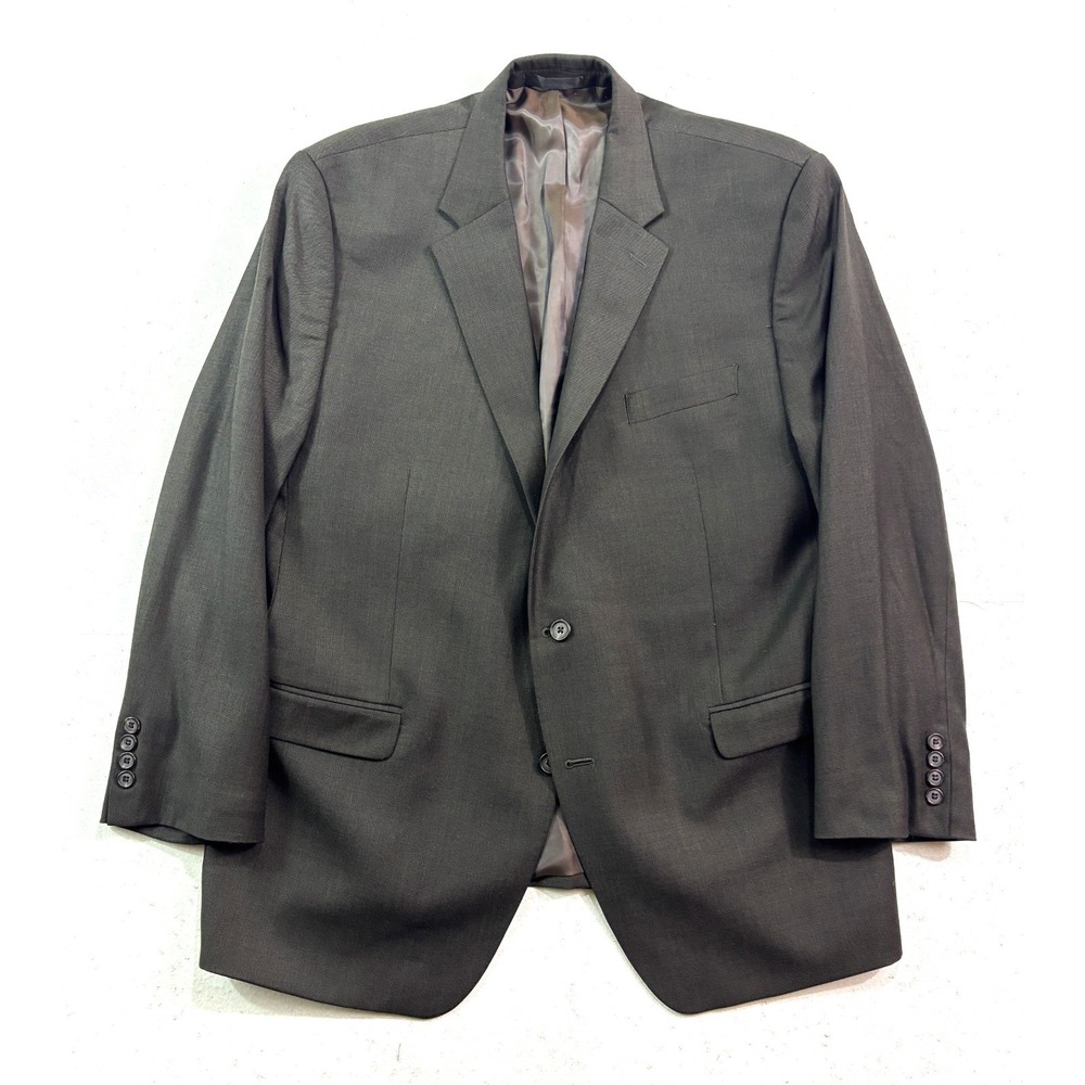 Ralph Lauren 48R Slim Brown Blazer‎ Jacket Sport Suit Coat 100% Wool All Season